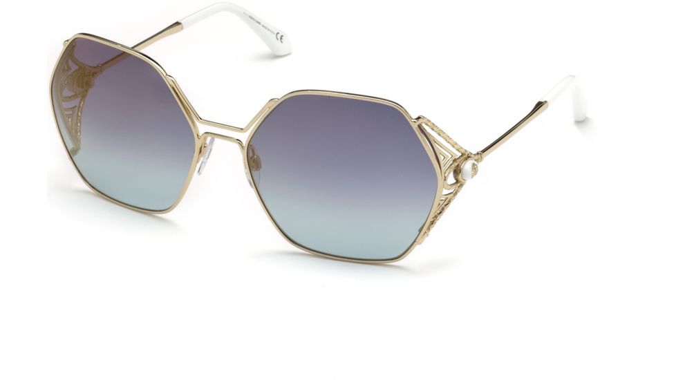 Roberto Cavalli RC1056 Sunglasses - Gold Frame Color, Blu Mirror Lens Color