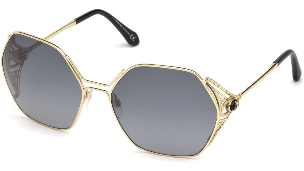 Roberto Cavalli RC1056 Sunglasses - Gold Frame Color, Gradient Smoke Lens Color