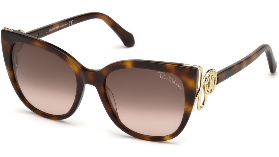 Roberto Cavalli RC1063 Sunglasses - Dark Havana Frame Color, Gradient Brown Lens Color