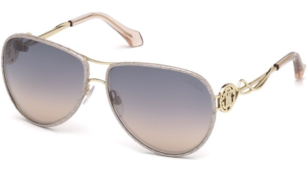 Roberto Cavalli RC1067 Sunglasses - Gold Frame Color, Blu Mirror Lens Color