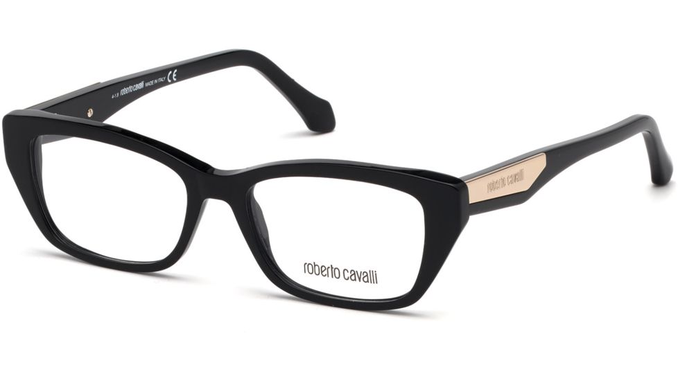 Roberto Cavalli RC5082 Eyeglass Frames - Shiny Black Frame Color
