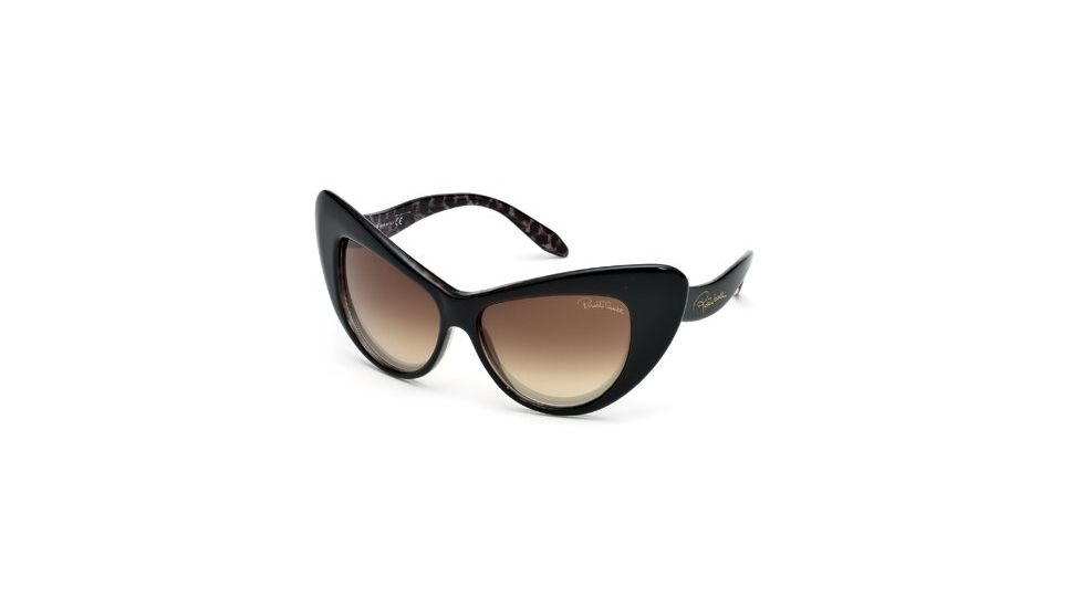Roberto Cavalli RC737S Sunglasses - Black Frame Color, Roviex Mirror Lens Color
