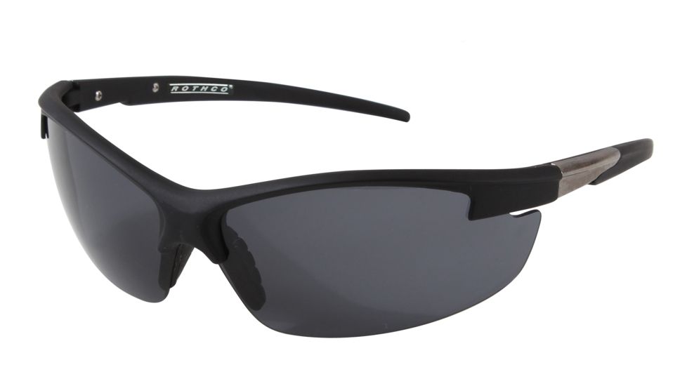 Rothco AR-7 Sport Glasses, Black Smoke, 4353-BlackSmoke