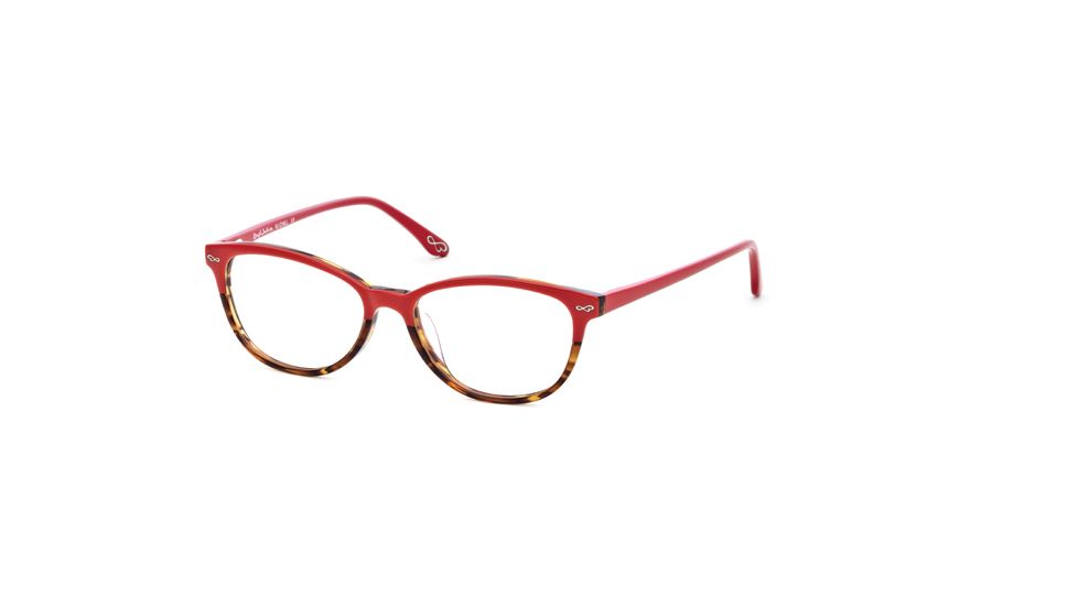 Rough Justice RJ Chill SERJ CHIL00 Single Vision Prescription Eyeglasses - Red/brown SERJ CHIL005240 RD
