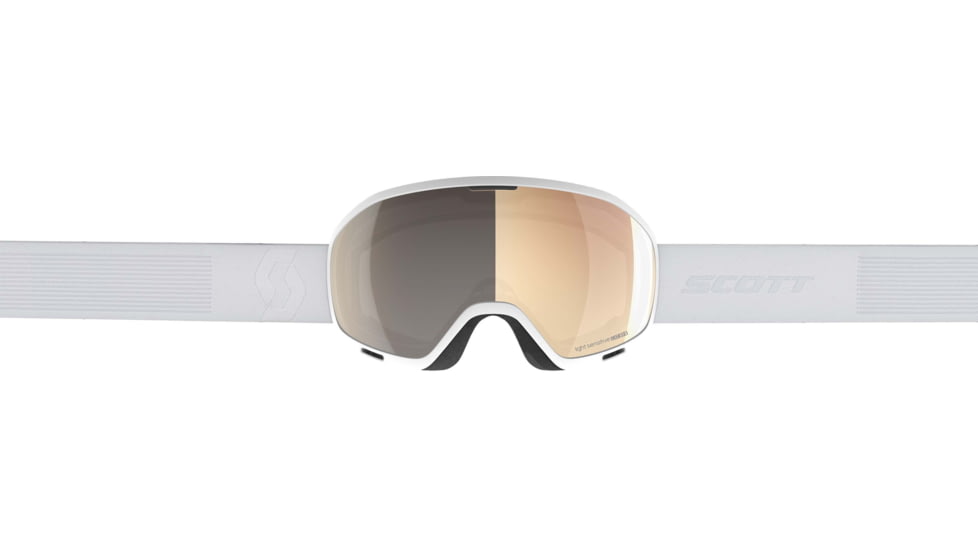 SCOTT Unlimited II OTG LS Goggle, Mineral White/Light Sensitive Bronze Chrome, 2718227414245