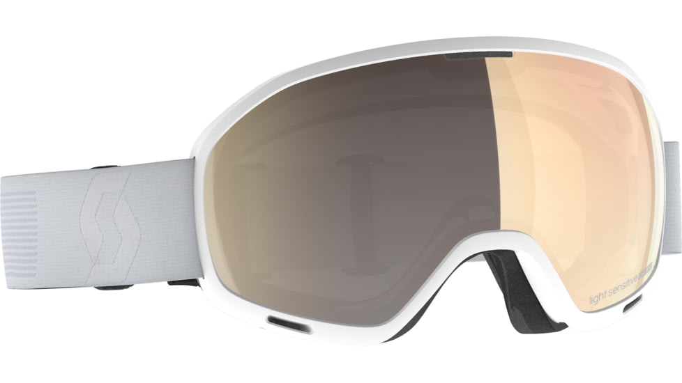 SCOTT Unlimited II OTG LS Goggle, Mineral White/Light Sensitive Bronze Chrome, 2718227414245