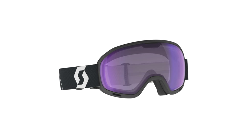 SCOTT Unlimited II OTG LS Goggle, Mountain Black/Light Sensitive Blue Chrome, 2718226663307