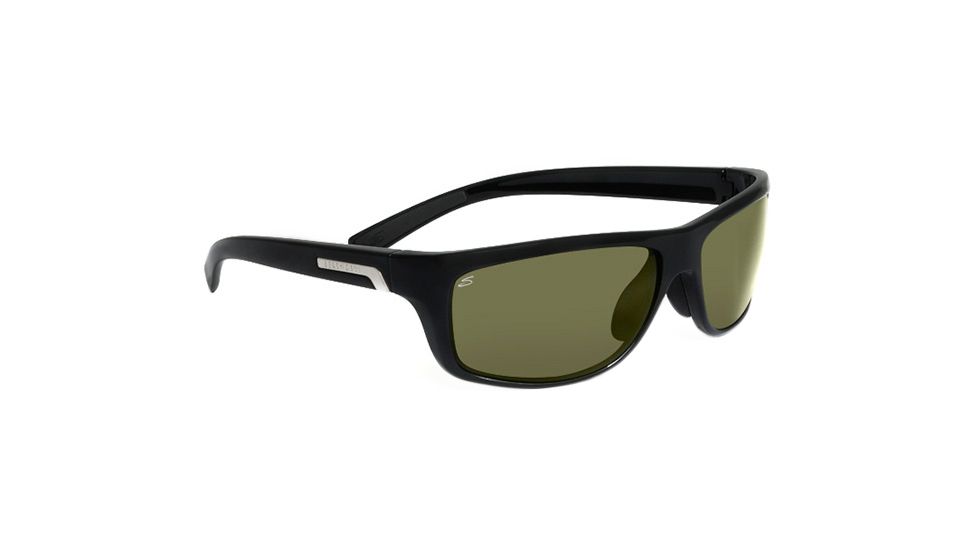 Serengeti Assisi Progressive Rx Sunglasses Shiny Black Frame 7615