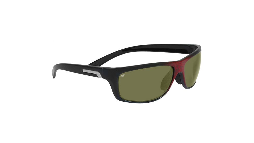 Serengeti Assisi Progressive Rx Sunglasses Shiny Red Granite Frame 7613