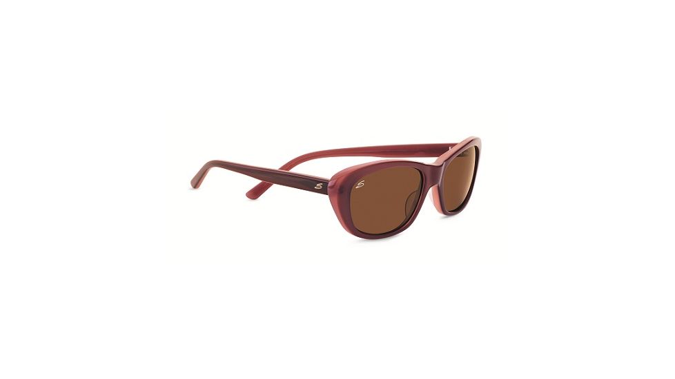 Serengeti Bagheria Single Vision Prescription Sunglasses, Wine Frame-7790SV
