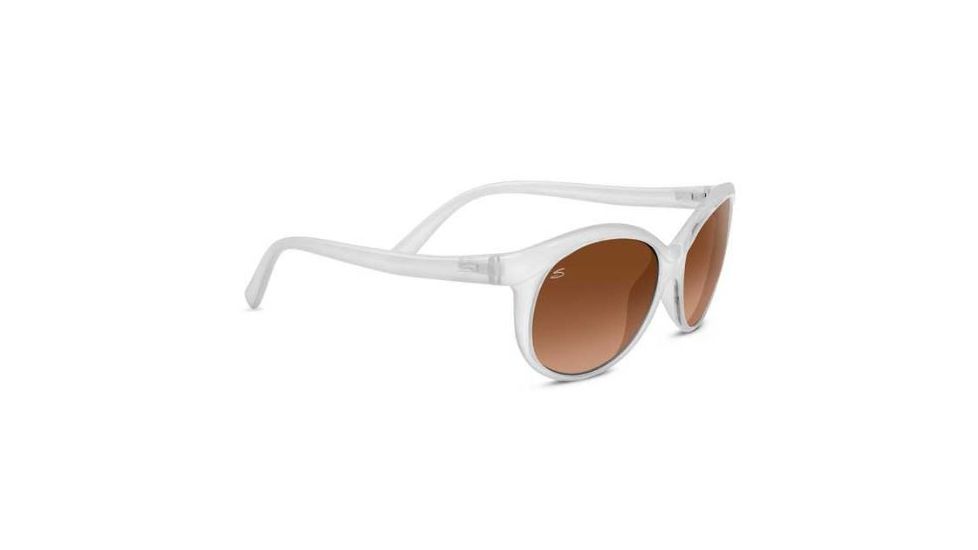 Serengeti Caterina Sunglasses,Shiny Cloud Frame,Drivers Gradient Round Lens 8431