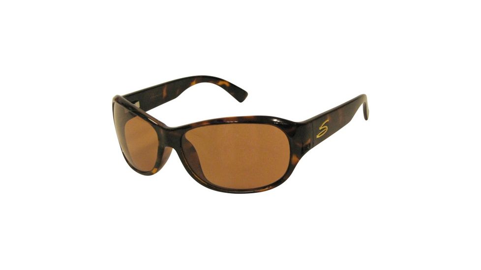 Serengeti Giada Sunglasses, Dark Tortoise Frame, Polarized Drivers Lens 7401 