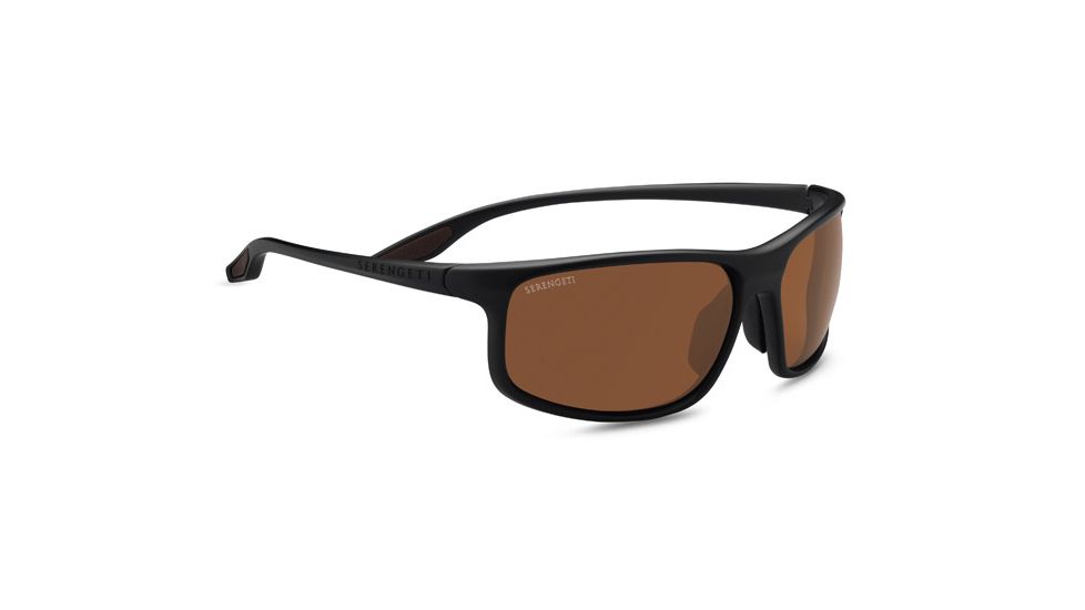 Serengeti Levanzo, Polar PhD Drivers, Oval, Unisex, Sanded Dark Rootbeer, Medium/Large 8610