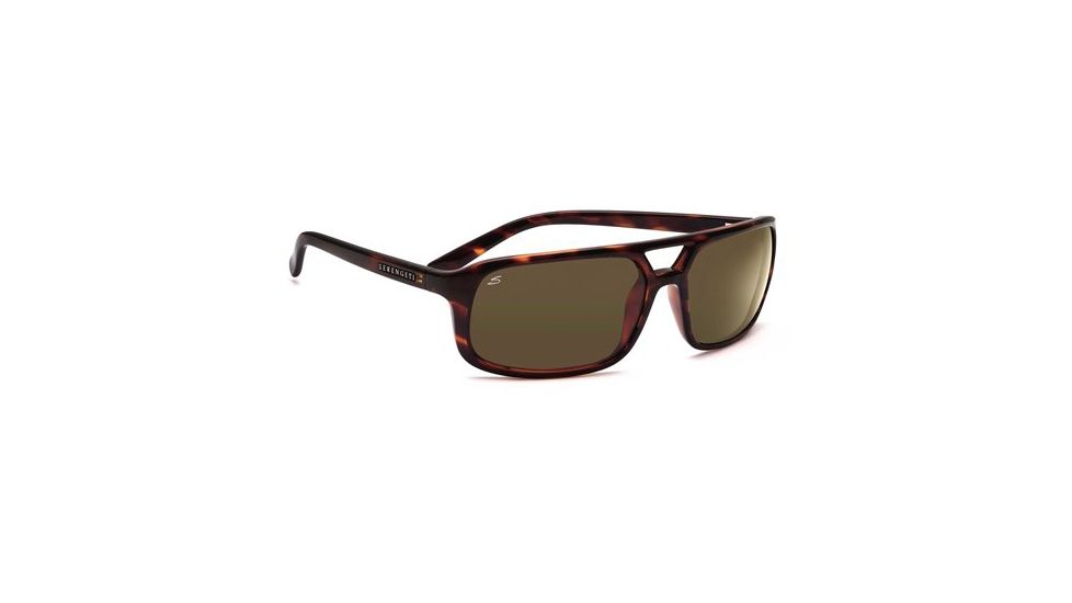 Serengeti Livorno Single Vision Rx Sunglasses - Dark Tortoise Frame 7499