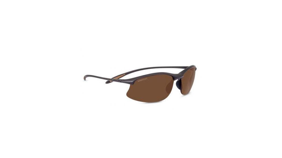 Serengeti Maestrale Progressive Prescription Sunglasses, Sanded Dark Brown Frame, 8450PR