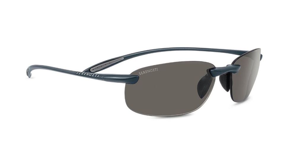 Serengeti Nuvola Progressive Prescription Sunglasses, Sanded Dark Gray Frame, 8447PR