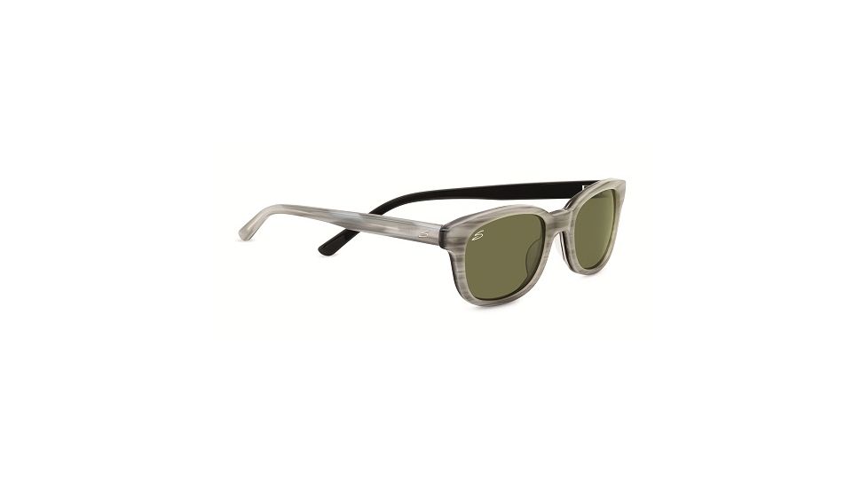Serengeti Serena Single Vision Prescription Sunglasses, Creme Stripe Black Frame-7778SV