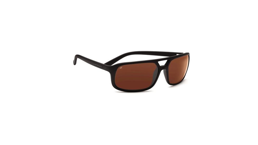 Serengeti Livorno Rx Sunglasses, Satin Black Frame, 7453