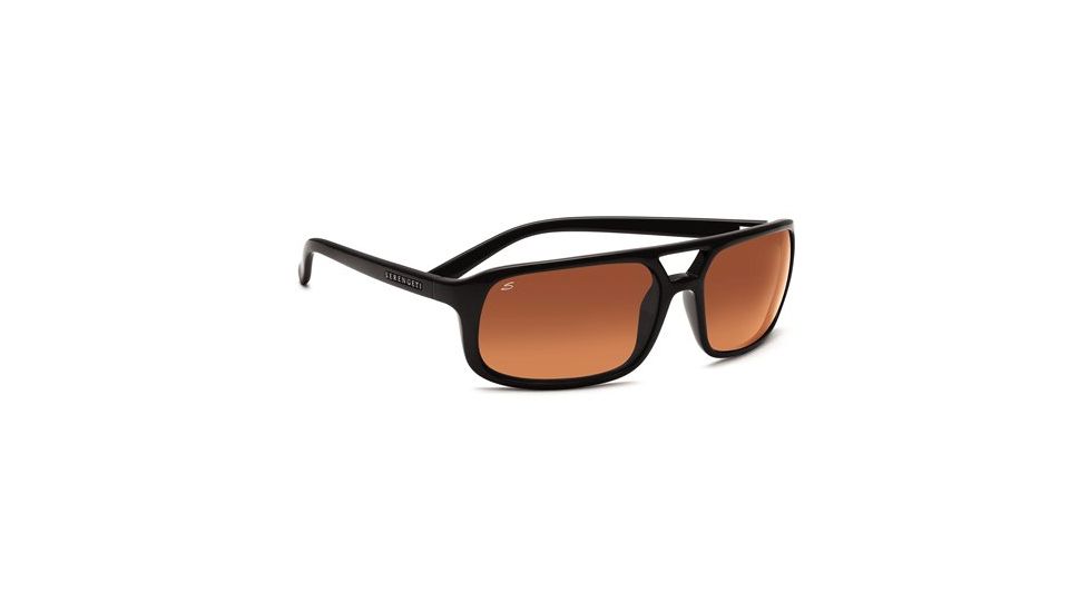 Serengeti Livorno Rx Sunglasses, Shiny Black Frame, 7455