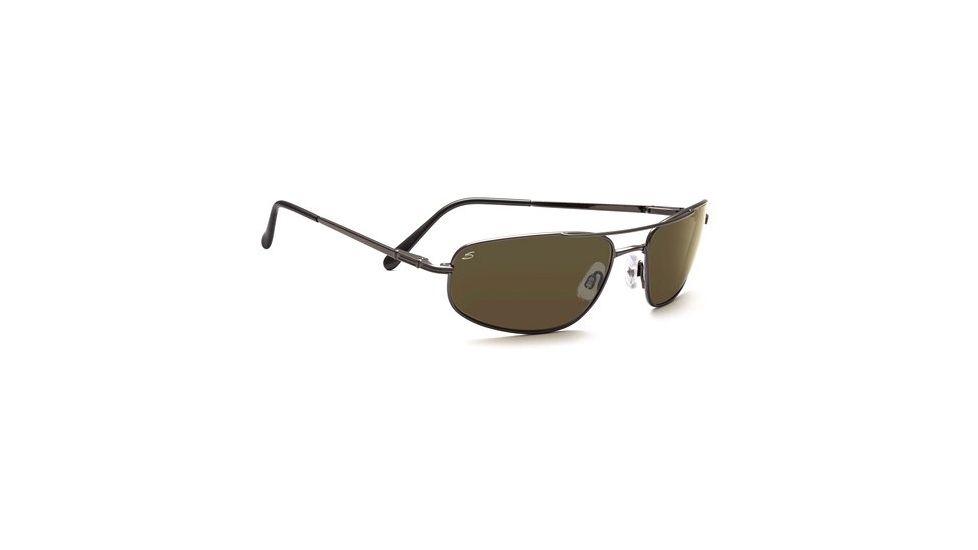 Serengeti Velocity Single Vision Rx Sunglasses - Shiny Gunmetal Frame 7494