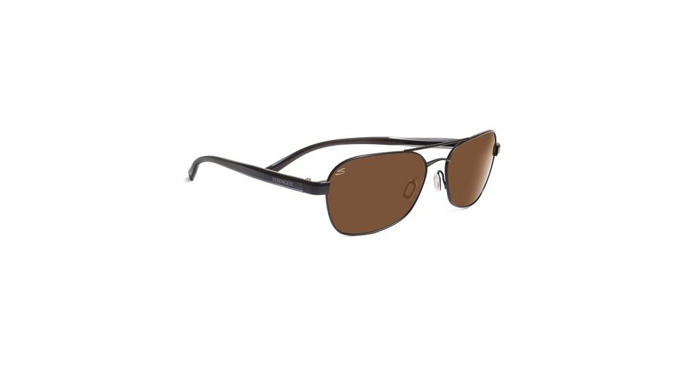 Serengeti Volterra  Sunglasses, Satin Black / Gray Stripe 7594RX