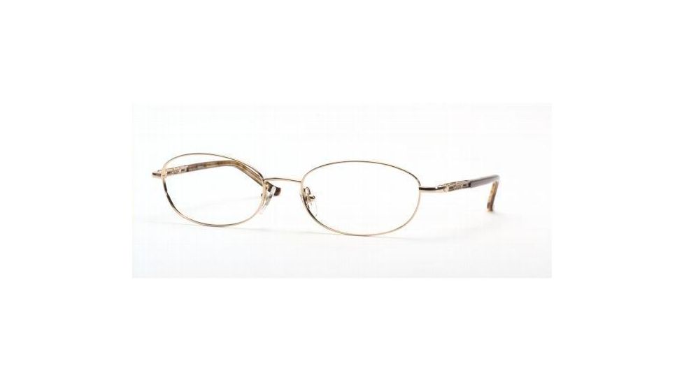 Sferoflex Eyeglasses SF2520-108-5118 with Lined Bifocal Rx Prescription Lenses - Gold Frame w/ 51 mm Diameter Lenses