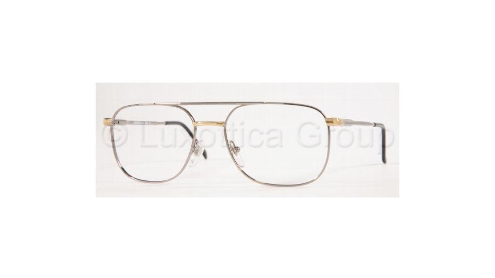 Sferoflex Joel Eyeglasses SF2043U with No-Line Progressive Rx Prescription Lenses 131-5817 - Silver-gold 