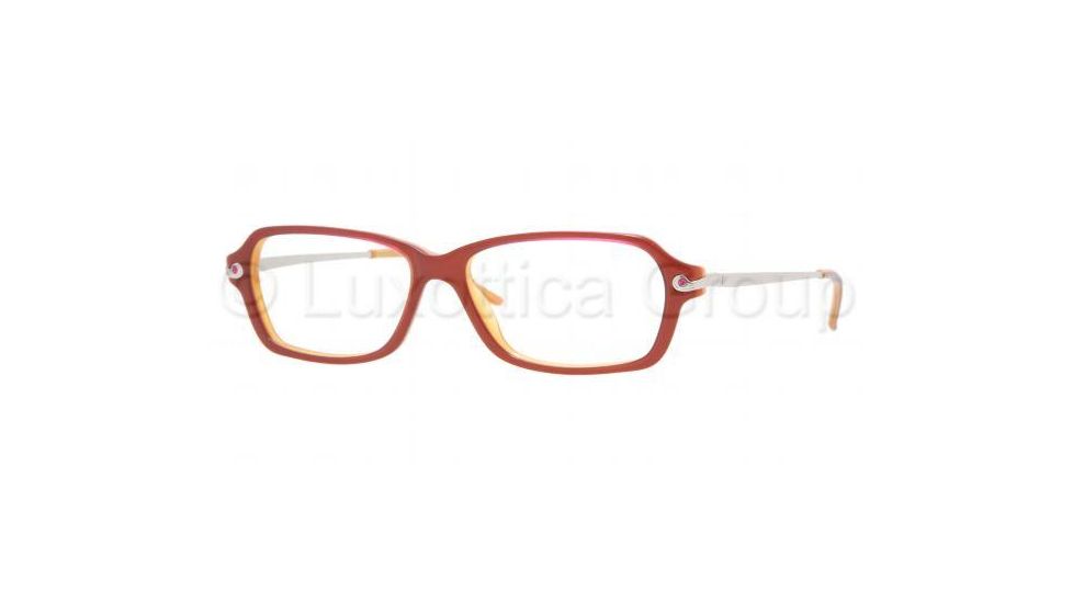 Sferoflex SF1542B Bifocal Eyeglasses Pink On Amber Transp. Frame / 52 mm Prescription Lenses, C446-5214, Select Frame Color / Lens Diameter Pink On Amber Transp. Frame / 52 mm Prescription Lenses