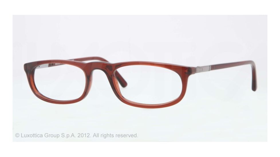 Sferoflex SF1137 Eyeglass Frames C563-50 - Trasparent Brown Frame, Demo Lens Lenses