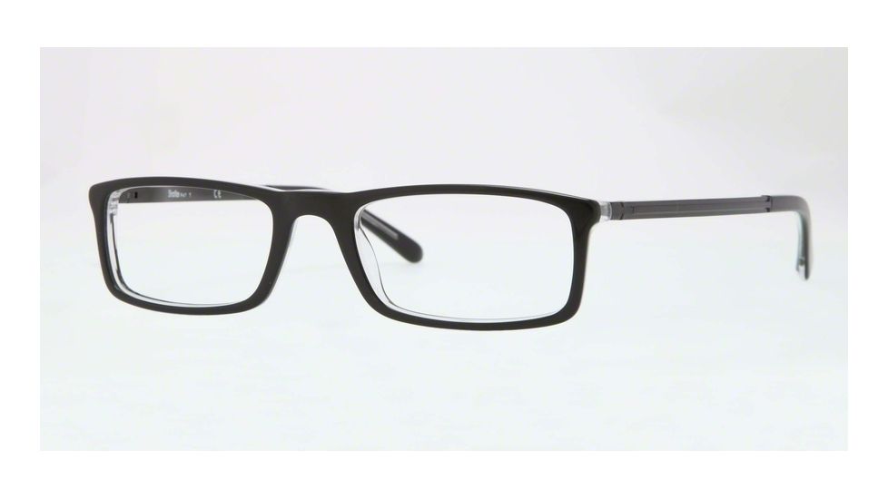 Sferoflex SF1139 Bifocal Prescription Eyeglasses C548-53 - Black On Trasparent Frame