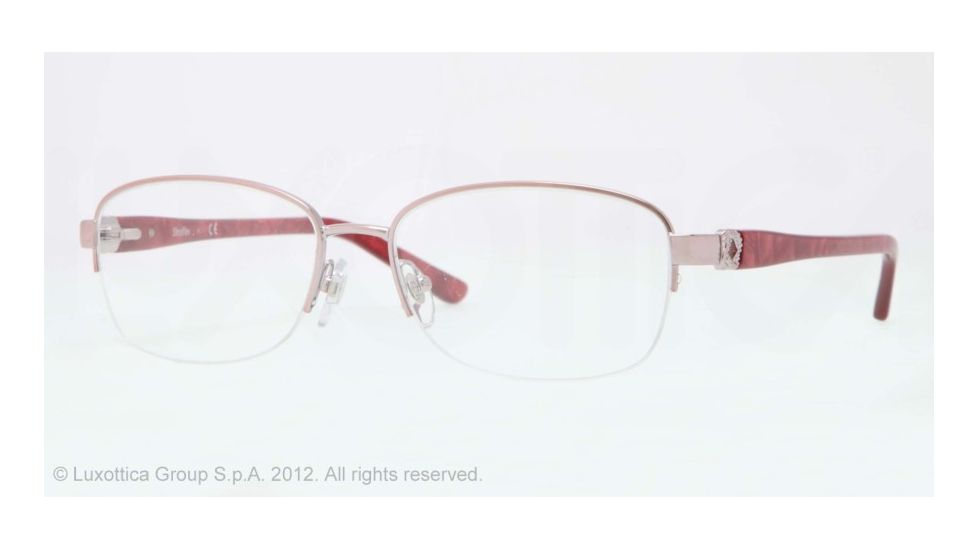 Sferoflex SF2571 Progressive Prescription Eyeglasses 489-54 - Shiny Pink Frame, Demo Lens Lenses