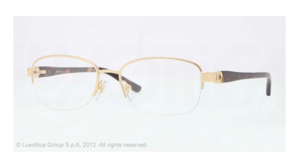 Sferoflex SF2571 Progressive Prescription Eyeglasses 493-52 - Shiny Gold Frame, Demo Lens Lenses
