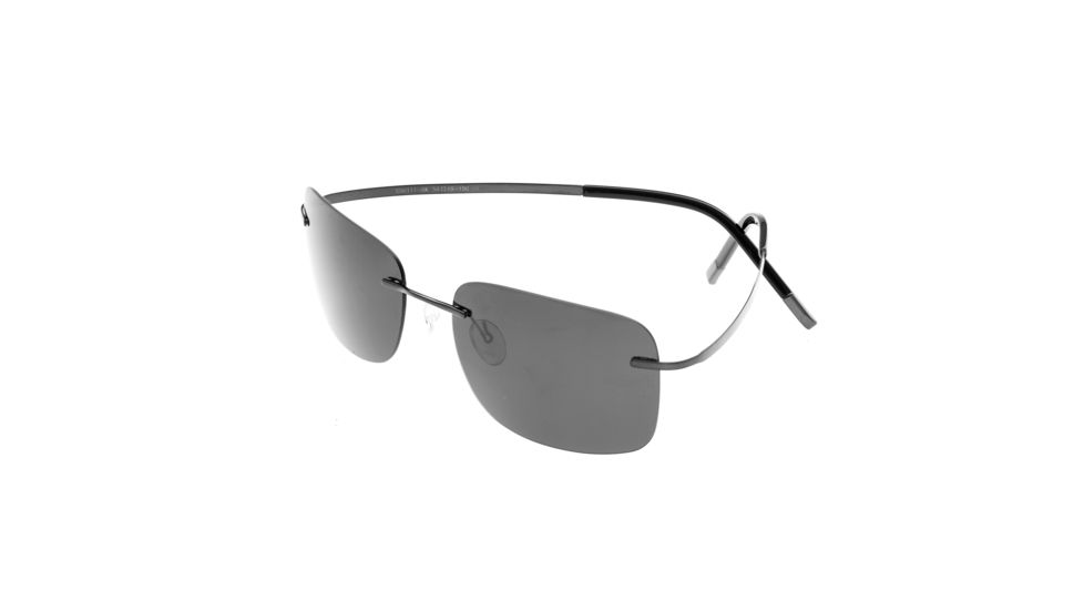 Simplify Ashton Polarized Sunglasses, Black/Black, One Size, SSU111-BK