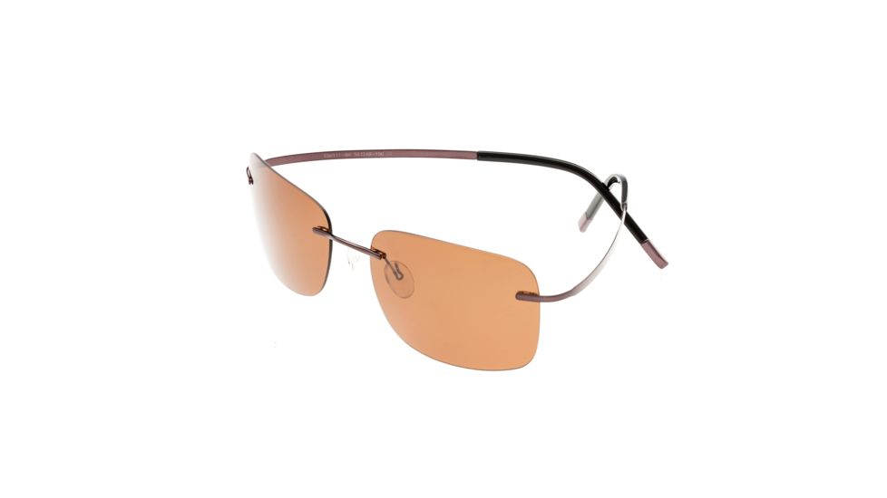 Simplify Ashton Polarized Sunglasses, Brown/Brown, One Size, SSU111-BN