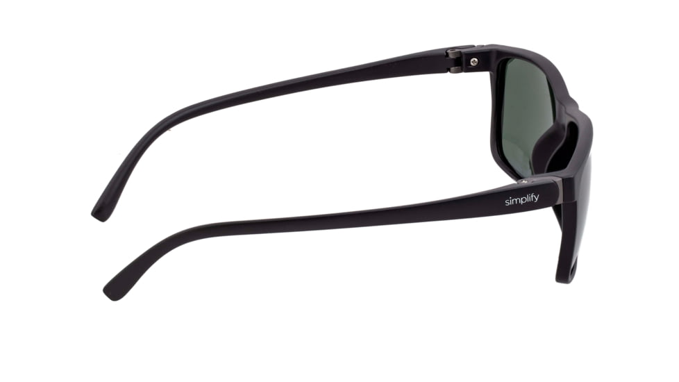 Simplify Ellis Polarized Sunglasses - Unisex, Black/Silver, One Size, SSU123-SL