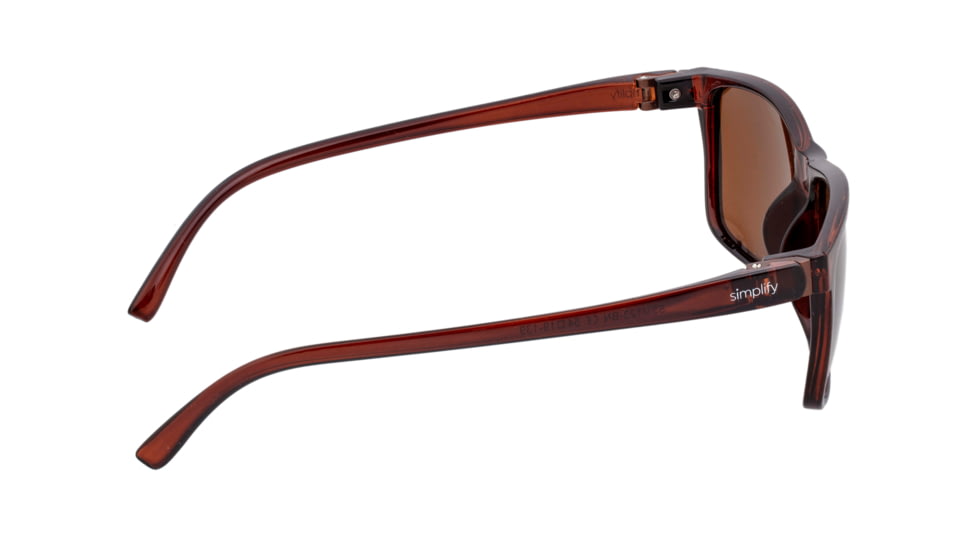 Simplify Ellis Polarized Sunglasses - Unisex, Brown/Brown, One Size, SSU123-BN
