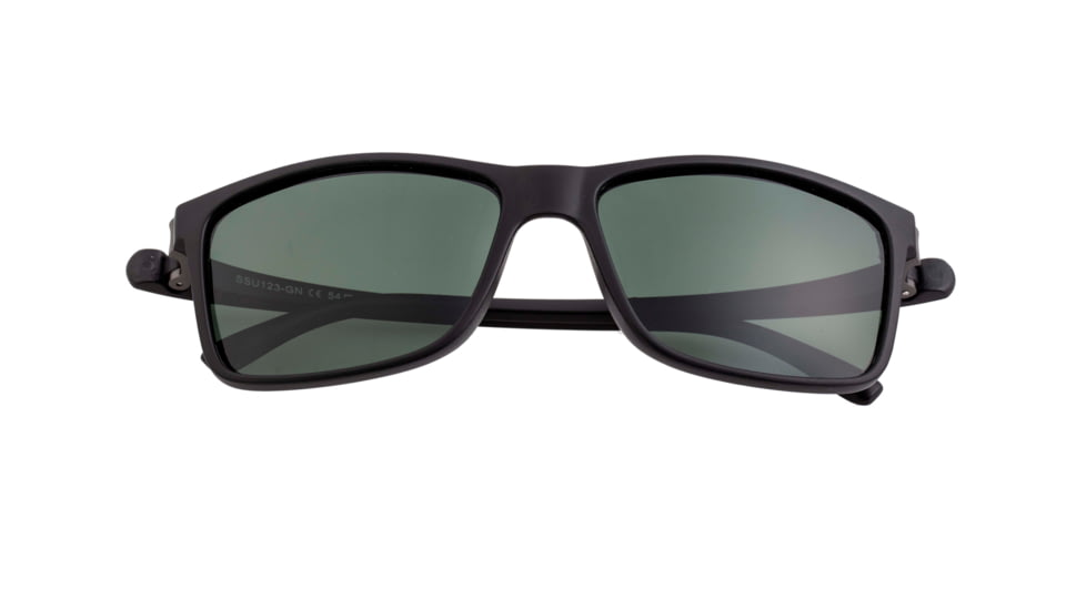 Simplify Ellis Polarized Sunglasses - Unisex, Matte Black/Black, One Size, SSU123-GN