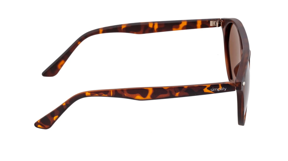Simplify Finley Polarized Sunglasses - Unisex, Tortoise/Brown, One Size, SSU122-BN, EDEMO1