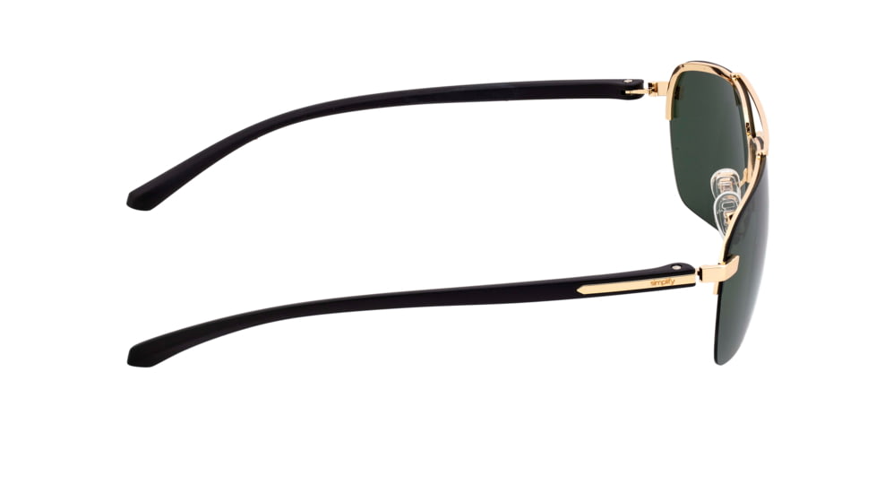 Simplify Lennox Polarized Sunglasses - Unisex, Gold/Black, One Size, SSU119-GD