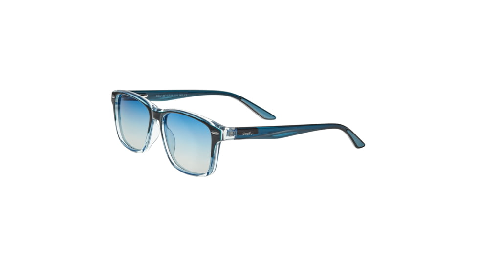 Simplify Wilder Polarized Sunglasses, Blue Frame, Blue Lens, Blue/Blue, One Size, SSU130-C3