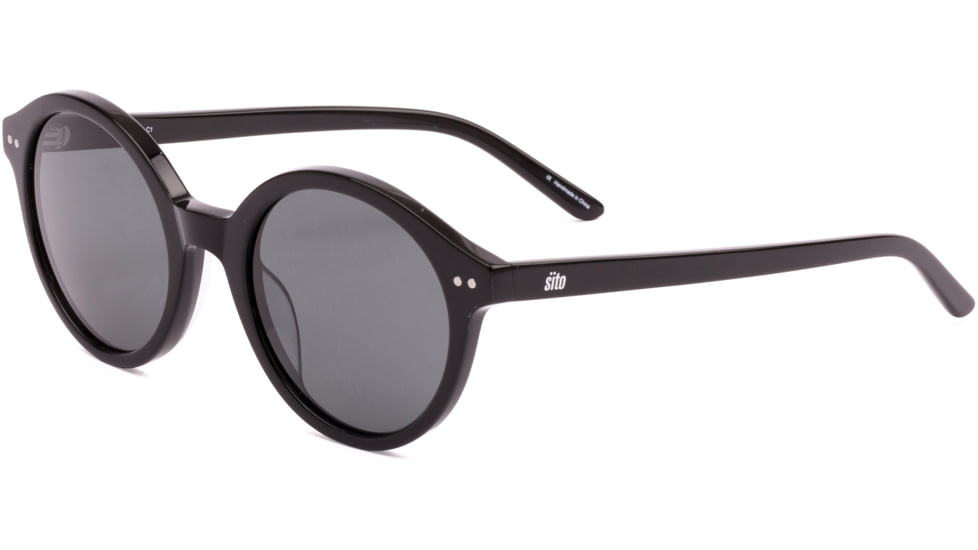 Sito Dixon Sunglasses, Black Frame, Iron Grey Polarized Lens, SIDXN001P