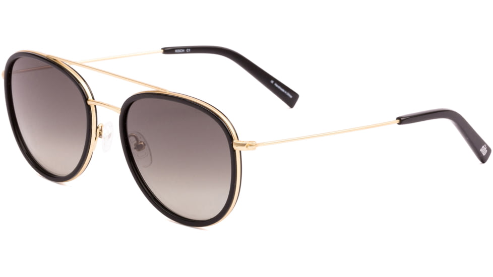 Sito Kitsch Sunglasses, Black/Gold Frame, Horizon Polarized Lens, SIKTH001P