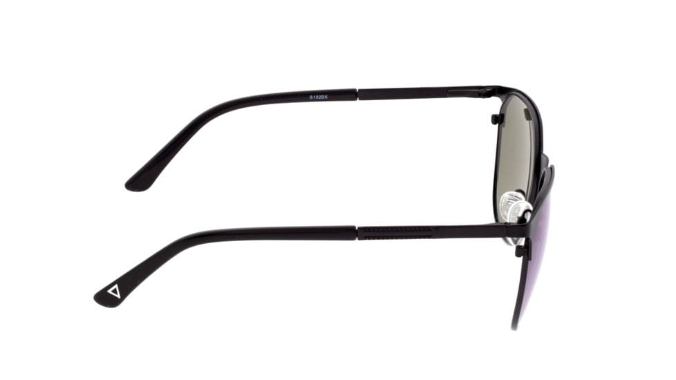 Sixty One Sunglasses Corindi Polarized Sunglasses - Unisex, Black/Purple-Blue, One Size, SIXS102BK