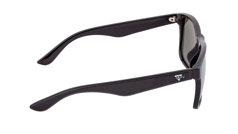 Sixty One Sunglasses Solaro Polarized Sunglasses - Unisex, Black/Silver, One Size, SIXS110SL