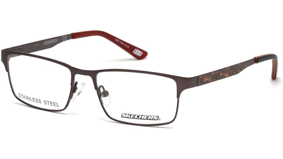Skechers SE1149 Eyeglass Frames - Matte Gunmetal Frame Color