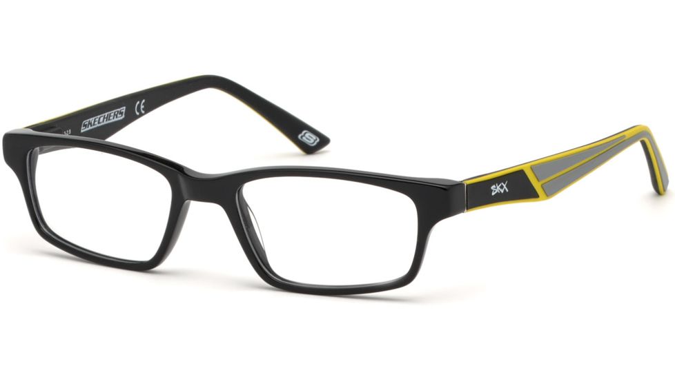 Skechers SE1161 Eyeglass Frames - Shiny Black Frame Color, Shiny Black Lens Color