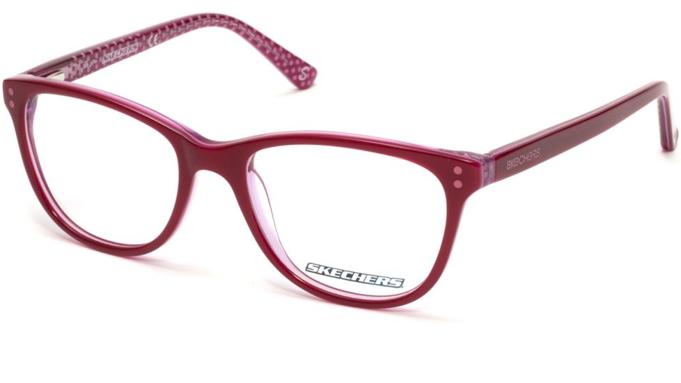 Skechers SE1631 Eyeglass Frames - Shiny Red Frame Color, Shiny Red Lens Color
