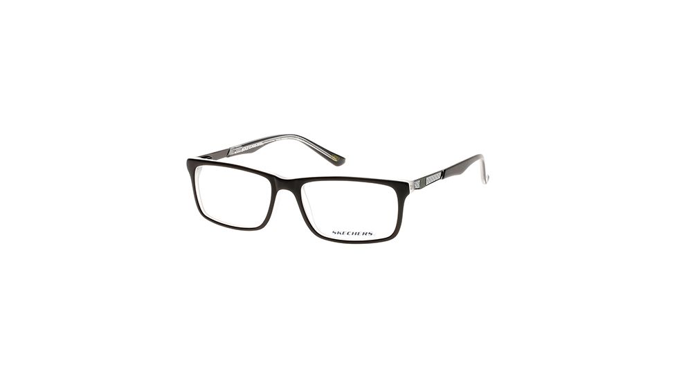 Skechers SE3165 Eyeglass Frames - Black Crystal Frame Color