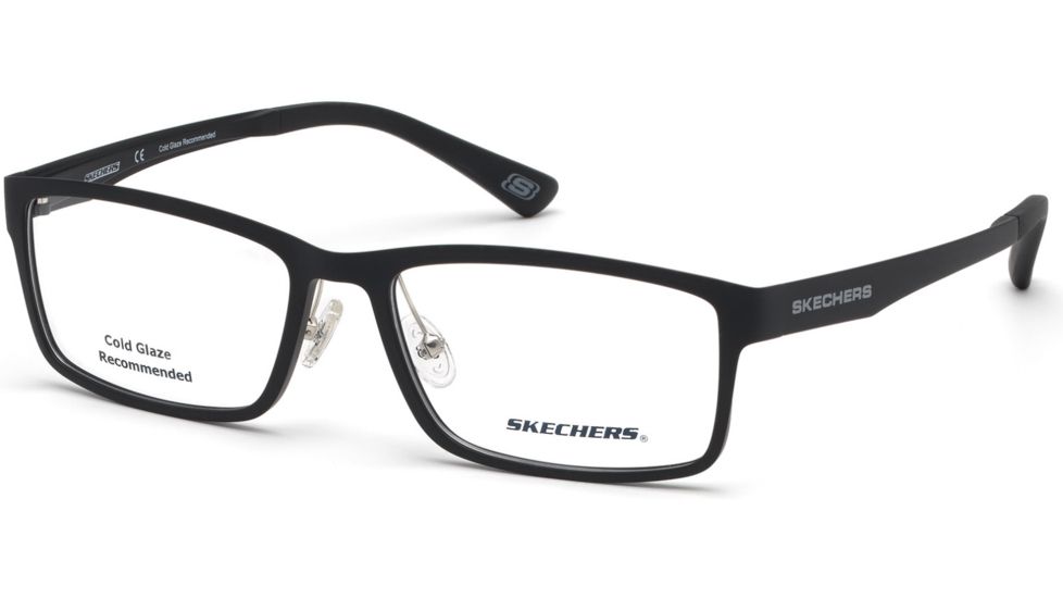 Skechers SE3225 Eyeglass Frames - Matte Black Frame Color
