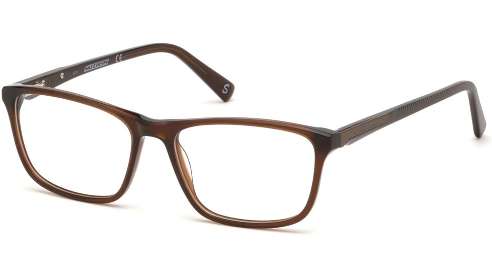 Skechers SE3231 Eyeglass Frames - Shiny Dark Brown Frame Color